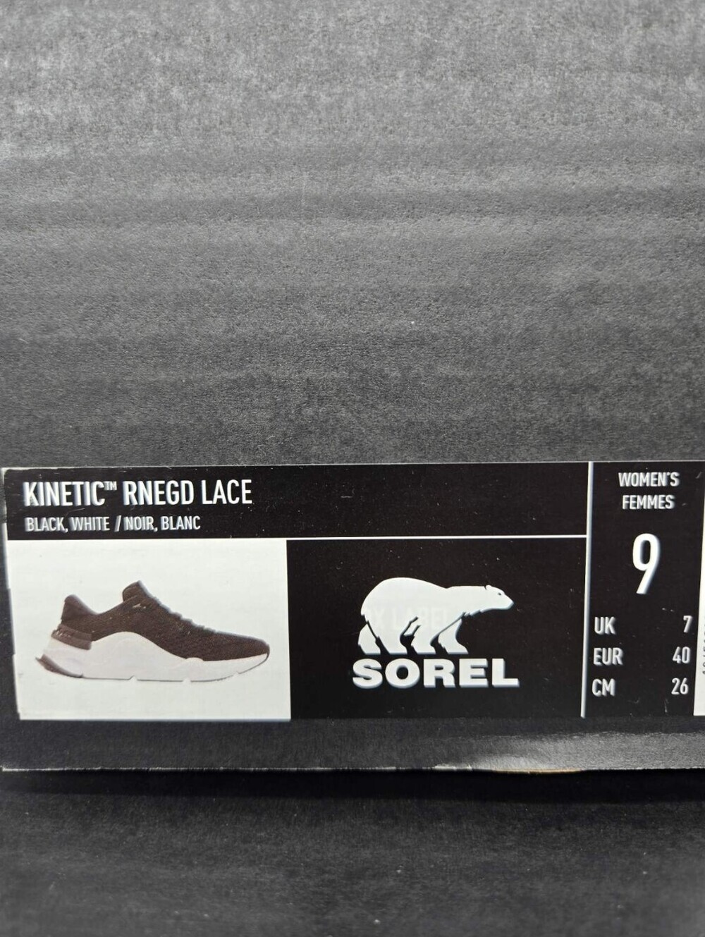 Sorel Women's Kinetic™ Rnegd Lace Sneaker Shoes Size 9 New - Picture 8 of 8